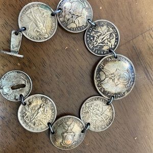 Silver 1944 braclet